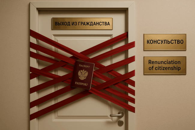 Не выпускают из российского гражданства