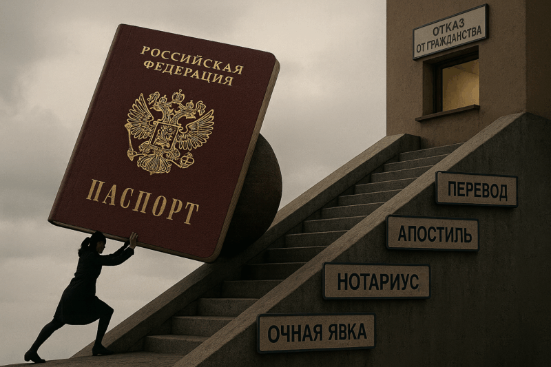 Выход из российского гражданства затянулся