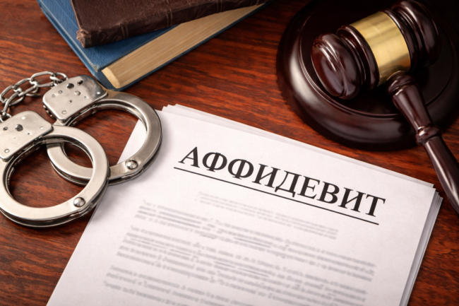 Аффидевит в Израиле
